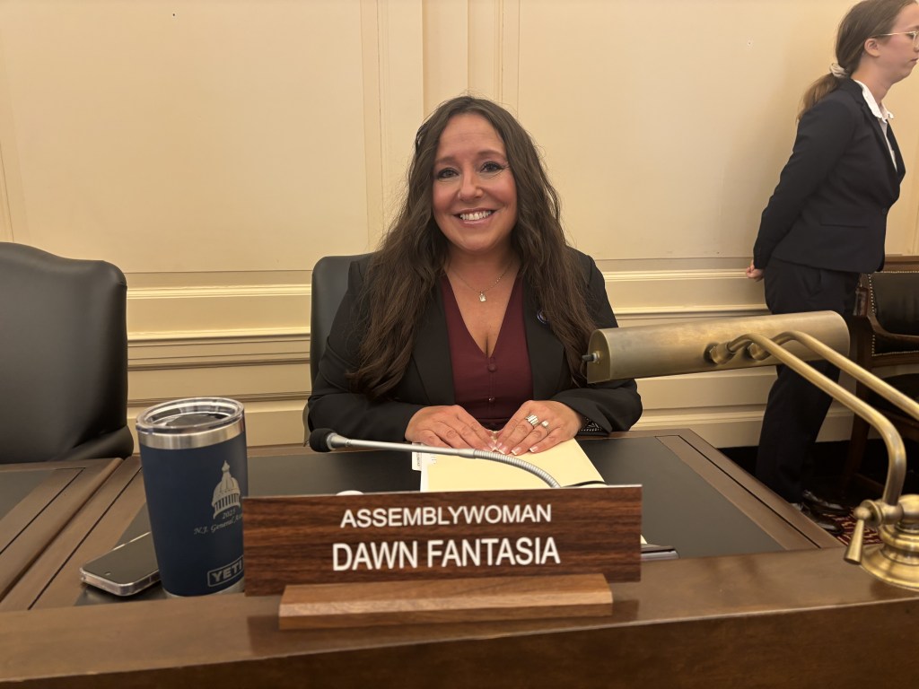 Assembly Member Dawn Fantasia, a Republican from Franklin Borough (Sussex), says in her prior personal experiences as a working mother, she had to pump breast milk in what she describes as an unsanitary janitorial closet.
Photo credit: Shohini Mitra/NJ State House News Service