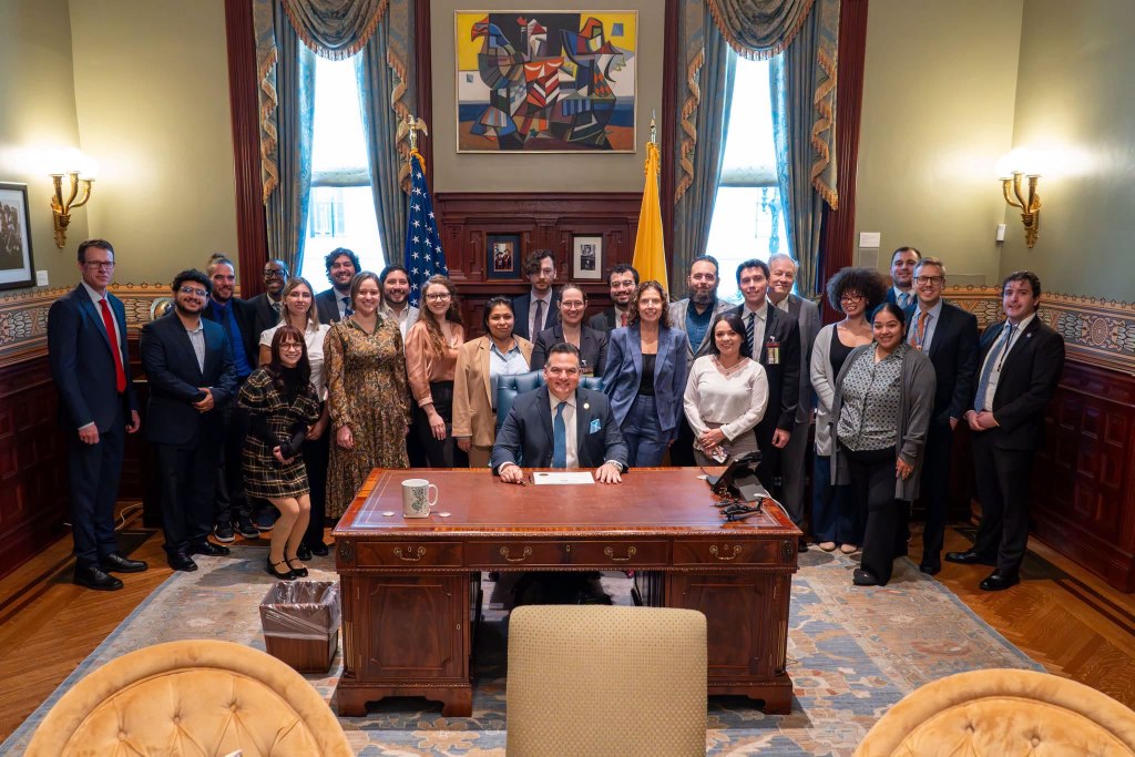 Senate President Scutari signs bills as acting governor while Sherrill&nbsp;travels